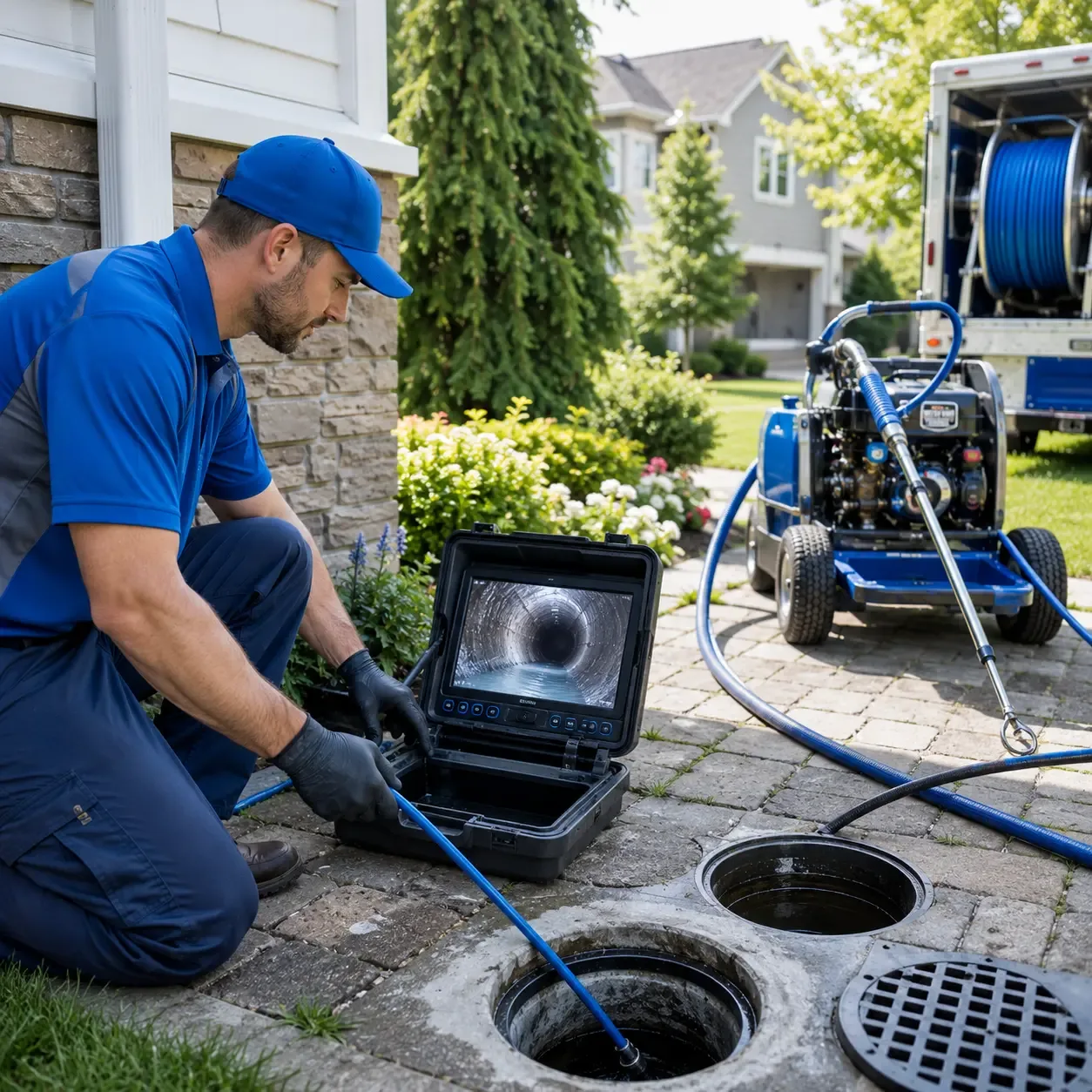 Outdoor drain cleaning professionals serving Whitesboro, TX